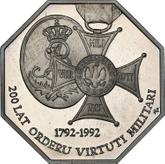Reverse 50000 Zlotych 1992 MW ANR 200th Anniversary of Order Virtuti Militari