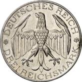 Obverse 3 Reichsmark 1929 A Waldeck