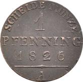 Reverse 1 Pfennig 1826 A