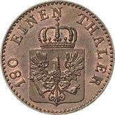 Obverse 2 Pfennig 1860 A