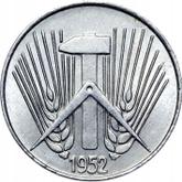 Reverse 5 Pfennig 1952 E