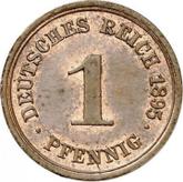 Obverse 1 Pfennig 1895 F