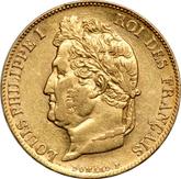 Obverse 20 Francs 1844 A