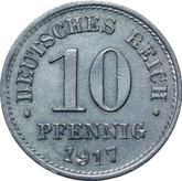 Obverse 10 Pfennig 1917