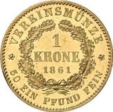 Reverse Krone 1861 A