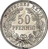 Obverse 50 Pfennig 1877 J
