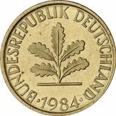 Reverse 10 Pfennig 1984 F