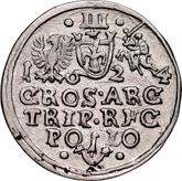 Reverse 3 Groszy (Trojak) 1624 Krakow Mint