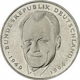 Obverse 2 Mark 1996 D Willy Brandt