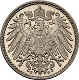 Reverse 5 Pfennig 1911 G