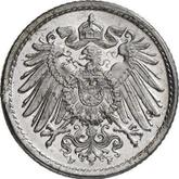 Reverse 5 Pfennig 1918 F