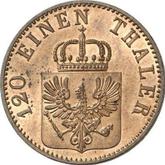 Obverse 3 Pfennig 1853 A