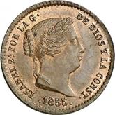 Obverse 5 Céntimos de real 1855
