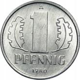 Obverse 1 Pfennig 1980 A