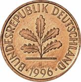 Reverse 2 Pfennig 1996 D