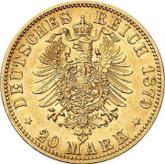 Reverse 20 Mark 1879 A Prussia