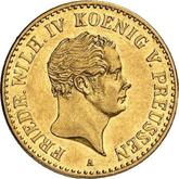 Obverse 1/2 Frederick D'or 1841 A