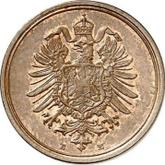 Reverse 1 Pfennig 1888 E