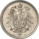 Reverse 10 Pfennig 1889 D
