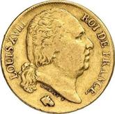 Obverse 20 Francs 1818 T