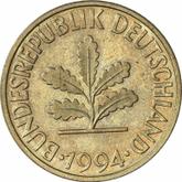 Reverse 10 Pfennig 1994 J
