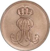 Obverse 2 Pfennig 1851 B