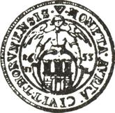 Reverse Ducat 1653 HIL Torun