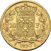 Reverse 20 Francs 1830 A