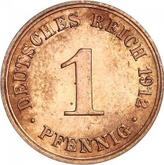 Obverse 1 Pfennig 1912 A