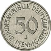 Obverse 50 Pfennig 1996 J