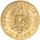 Reverse 10 Mark 1878 F Wurtenberg