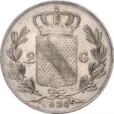 Reverse 2 Gulden 1824
