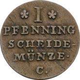 Reverse Pfennig 1818 C