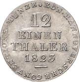 Reverse 1/12 Thaler 1823 L.B.