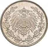 Reverse 50 Pfennig 1900 J