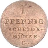 Reverse Pfennig 1822 C