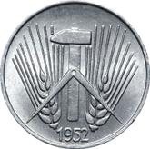 Reverse 1 Pfennig 1952 E