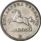 Obverse 6 Pfennig 1848 B