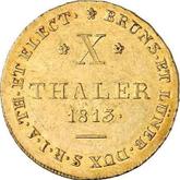 Reverse 10 Thaler 1813 C.H.H.