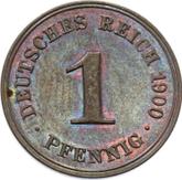 Obverse 1 Pfennig 1900 A