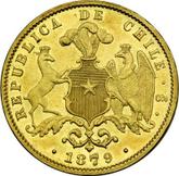 Reverse 10 Pesos 1879 So