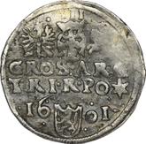 Reverse 3 Groszy (Trojak) 1601 Wschowa Mint