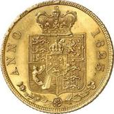 Reverse Half Sovereign 1823 BP
