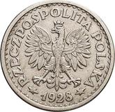 Reverse 1 Zloty 1928 Pattern
