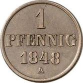 Reverse Pfennig 1848 A