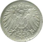 Reverse 5 Pfennig 1918 D