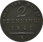 Reverse 2 Pfennig 1841 A