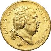 Obverse 40 Francs 1816 A