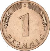 Obverse 1 Pfennig 1980 G