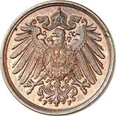 Reverse 1 Pfennig 1899 F